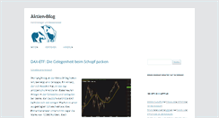 Desktop Screenshot of aktien-blog.com